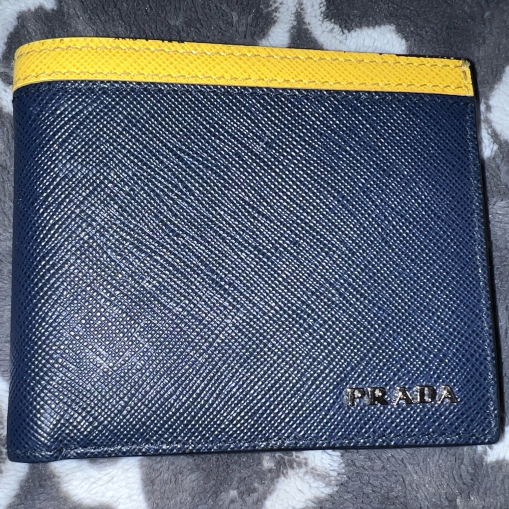 PRADA Stripe Bi-fold Wallet